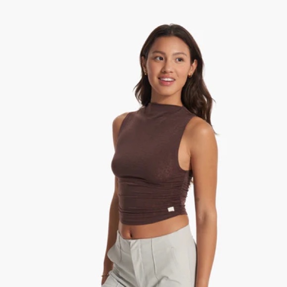 Vuori Brown Sleeveless Muscle Tee - Picture 1 of 4